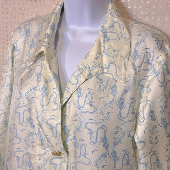 Sandro Rozie Silk Mini Shirt Dress with Long Sleeves and Collar - Picture 3 of 14